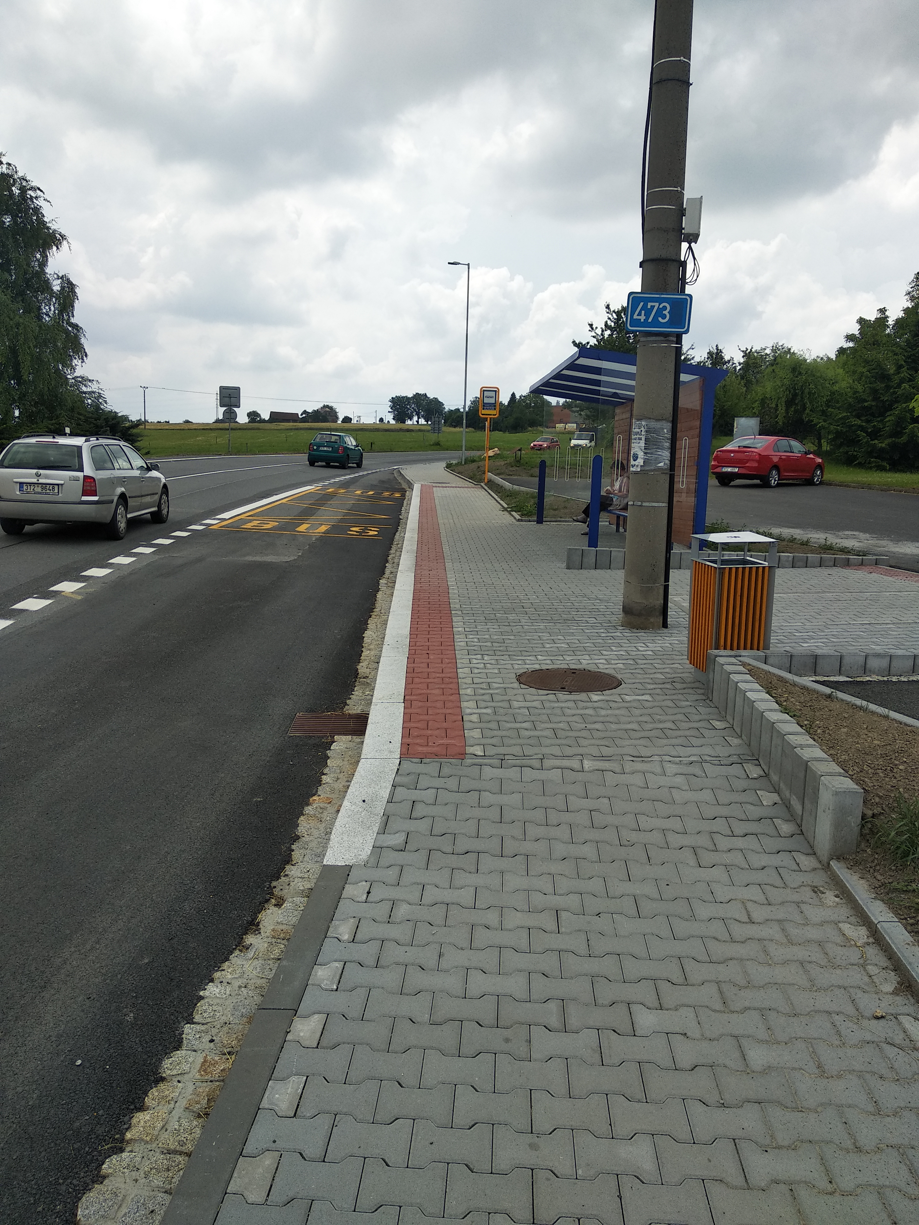 Obrázek 4 - Sedliště - zvýšení bezpečnosti dopravy na II/473, II. etapa – část chodník