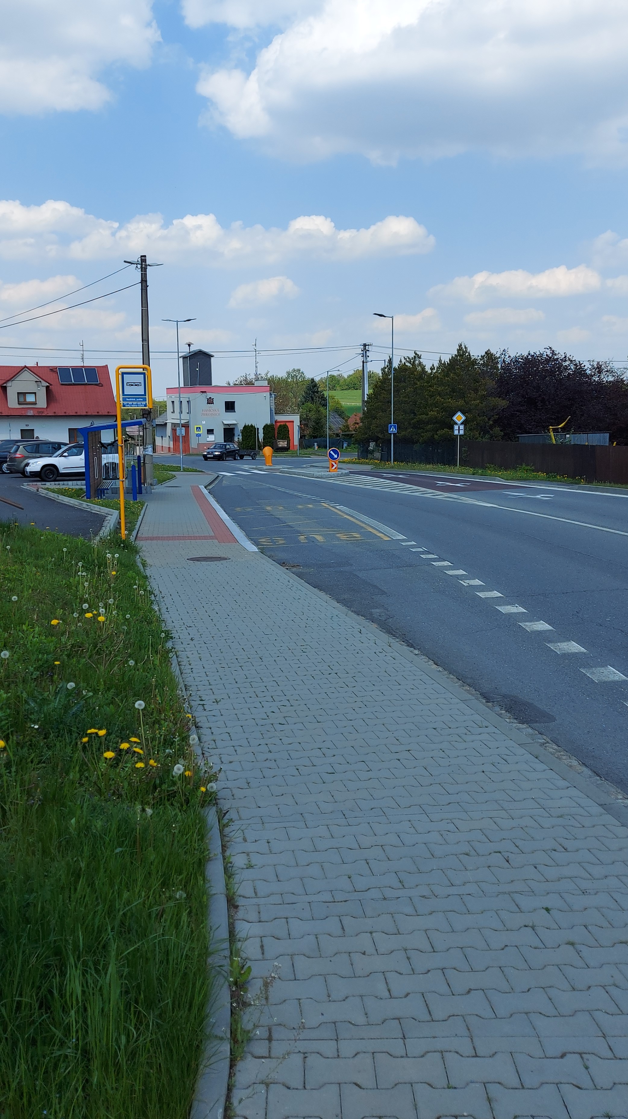 Obrázek 12 - Sedliště - zvýšení bezpečnosti dopravy na II/473, II. etapa – část chodník