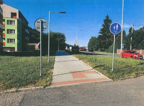 Obrázek 1 - Cyklostezka Rokytenka - I. část – úsek po areál Kotrla