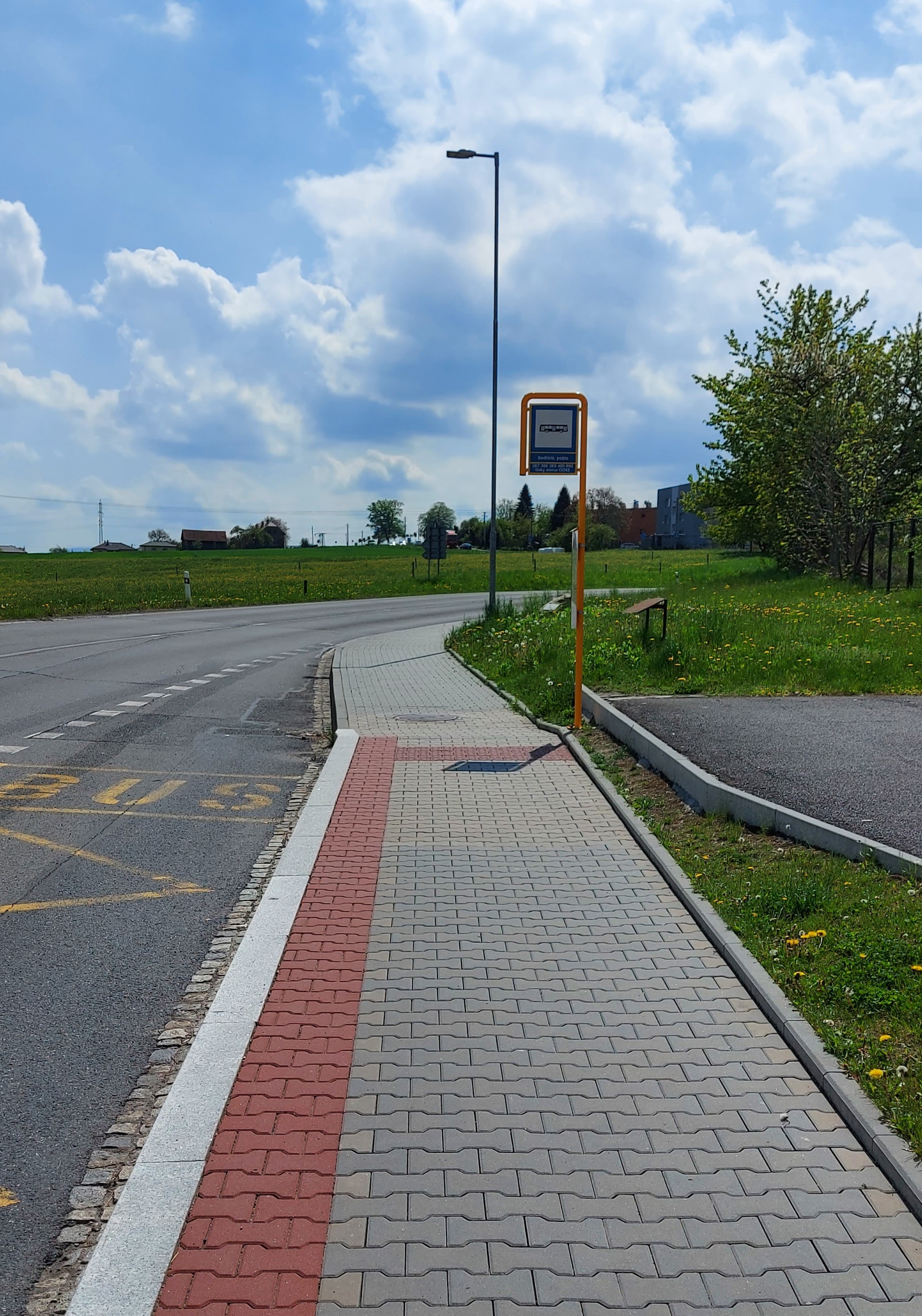 Obrázek 10 - Sedliště - zvýšení bezpečnosti dopravy na II/473, II. etapa – část chodník
