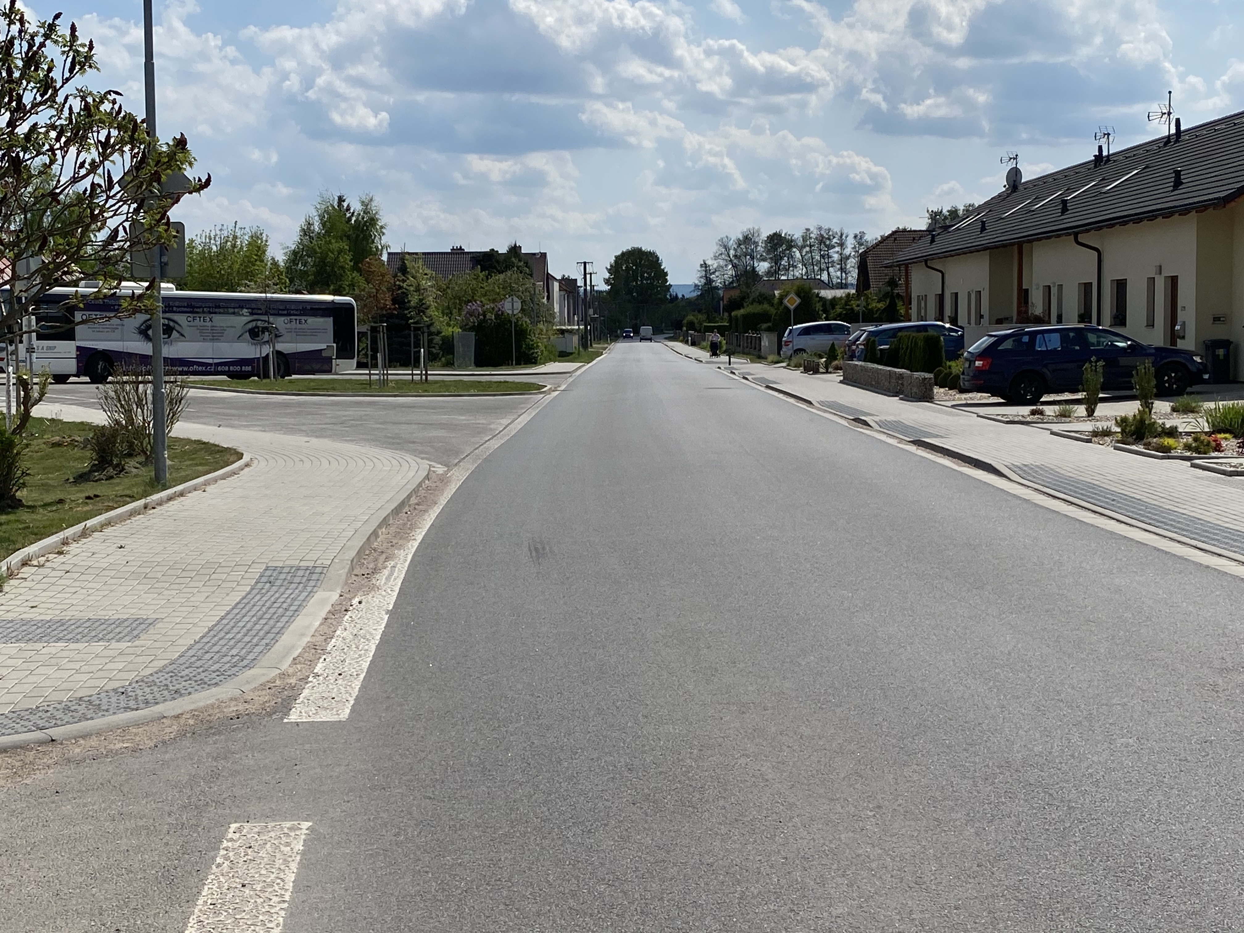 Obrázek 1 - Rekonstrukce silnice III/32225 Černá u Bohdanče - chodník