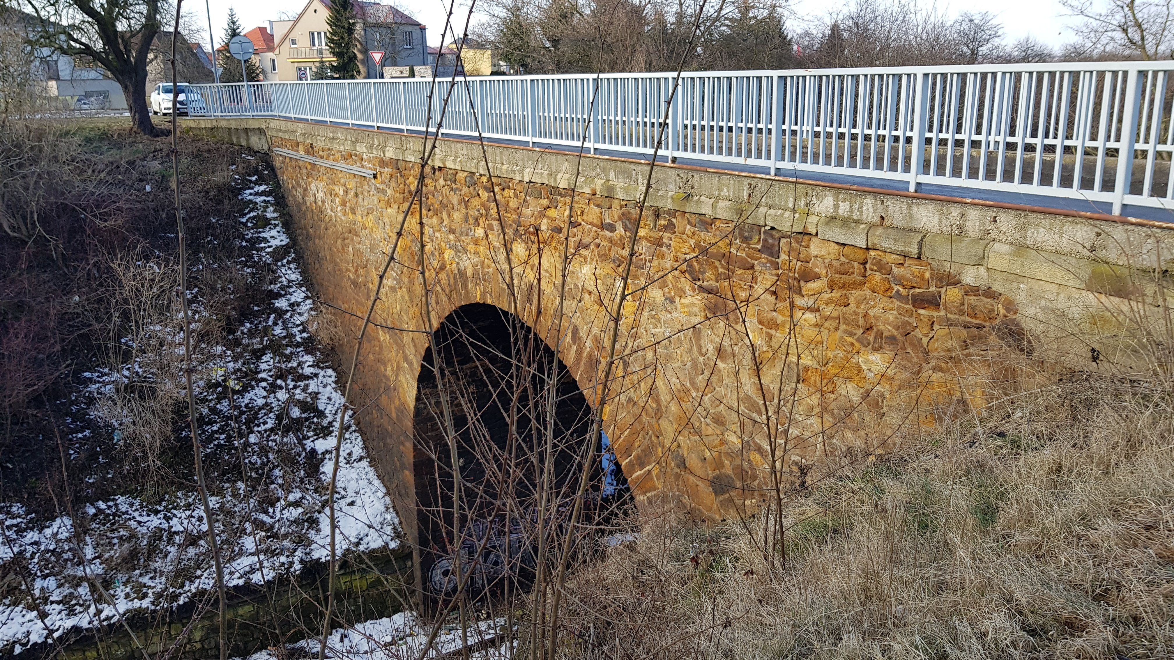 Obrázek 2 - Rekonstrukce mostu O. Scheinpflugové ve Slaném