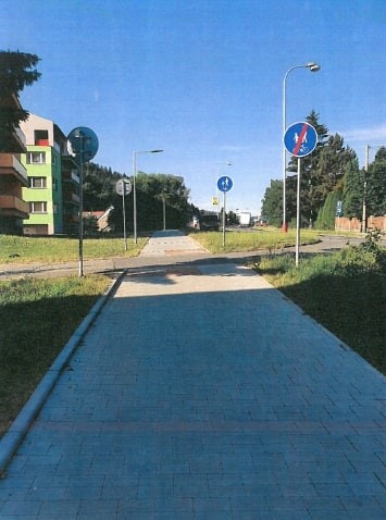 Obrázek 2 - Cyklostezka Rokytenka - I. část – úsek po areál Kotrla