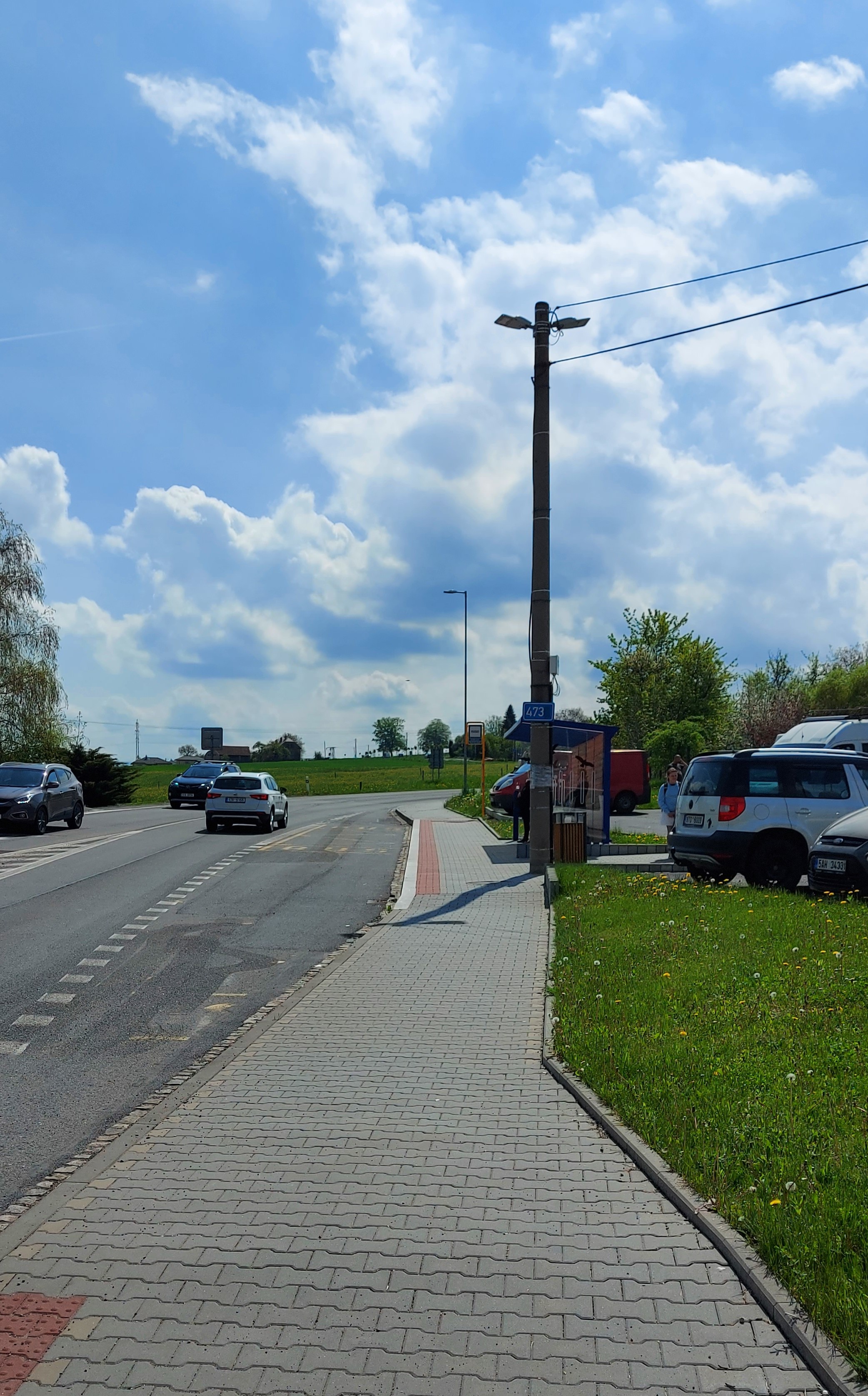 Obrázek 9 - Sedliště - zvýšení bezpečnosti dopravy na II/473, II. etapa – část chodník